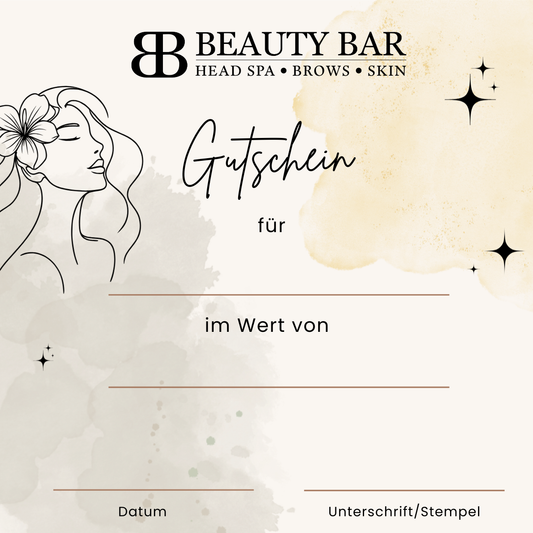 Gutschein für Beauty Bar Salon