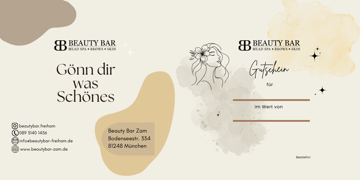 Gutschein für Beauty Bar Salon
