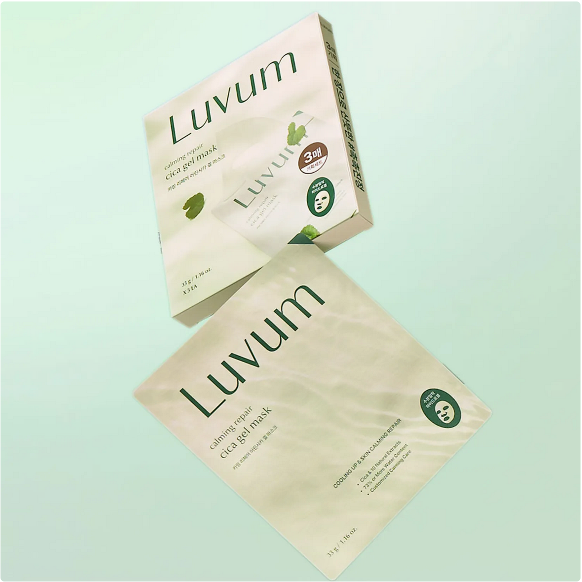 LUVUM Calming Cica Gel Maske